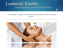 Tablet Screenshot of nyirokmasszazs.com